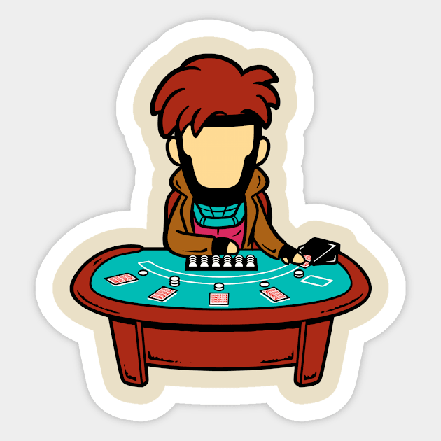 Part Time Job - Casino Sticker by flyingmouse365